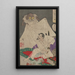 Tsuchigumo Schilderij - Tsukioka Yoshitoshi — ingelijst kunstwerk aan de muur