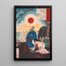 Tsukioka Yoshitoshi — ingelijst kunstwerk aan de muur
