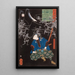 Tsukioka Yoshitoshi — ingelijst kunstwerk aan de muur
