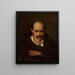 Portret van een vastgebonden man - Tytus Maleszewski — ingelijst kunstwerk aan de muur