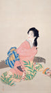Meisje Miyuki - Uemura Shōen — weergave van het kunstwerk