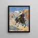 Fantaisie - Ulpiano Checa — ingelijst kunstwerk aan de muur