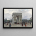 L'Arc de Triomphe, Parijs - Ulpiano Checa — ingelijst kunstwerk aan de muur