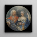 Ulrika Eleonora the Younger 1688-1741 Queen of Sweden Frédéric I 1676-1751 Count of Hesse-Kassel King of Sweden - Niklas Lafrensen — framed artwork on a wall