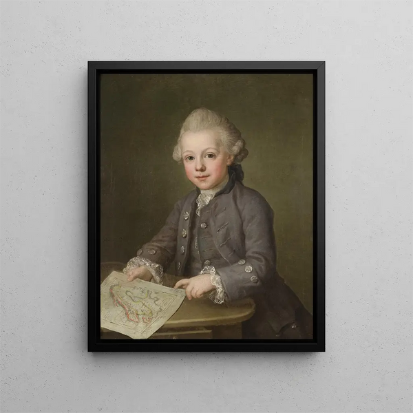 Ulrika Pasch - Boy with Map of Scandinavia.webp