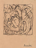 Studie van compositie voor De Pavés van de straat - Umberto Boccioni — weergave van het kunstwerk