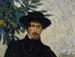 Zelfportret - Umberto Boccioni — weergave van het kunstwerk