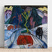 Reproductie van het schilderij van een rode bizon in de winter - Franz Marc