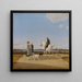 A Cavalier and Two Peasant Women - Wilhelm von Kobell — framed artwork on a wall