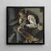Een schoenmaker - Rudolf Kremlika — ingelijst kunstwerk aan de muur