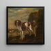 Een spaniel - Paulus Potter — ingelijst kunstwerk aan de muur