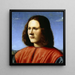 Een jonge man - Piero di Cosimo — ingelijst kunstwerk aan de muur
