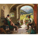 Reproductie van het schilderij Een zomerdag in Tirol - Emil Rau