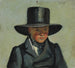 A Little Boy with a Big Hat - Julius Friedländer — artwork view