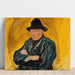 Reproductie van het schilderij Een oude man - Edvard Munch