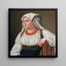 Een Ciociara, portret van een Romeinse boerin - Christoffer Wilhelm Eckersberg — ingelijst kunstwerk aan de muur