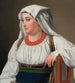 Een Ciociara, portret van een Romeinse boerin - Christoffer Wilhelm Eckersberg — weergave van het kunstwerk