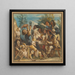Een Vrolijk Gezelschap - Jacob Jordaens — ingelijst kunstwerk aan de muur