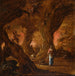 Een Heks in een Bos Omringd door Duivels - Jan Jansz Van Buesem — gepresenteerd in een interieur