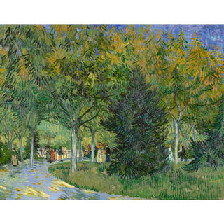 Reproduction Une allée dans un jardin public d'Arles - Vincent Van Gogh