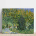 Reproductie van het schilderij van Een laan in een openbare tuin in Arles - Vincent Van Gogh