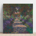 Reproductie van het schilderij Een tuinpad van Monet in Giverny - Claude Monet