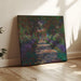 Reproductie van het schilderij Een tuinpad van Monet in Giverny - Claude Monet