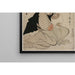 Reproductie van het schilderij Een aantrekkelijke vrouw die lijkt op acteur Iwai Hanshiro - Kitagawa Utamaro