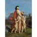 Reproductie van het schilderij Een jonge nimf getergd door putti - Jean-Léon Gérôme