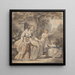 Een voedster met drie kinderen - Paul Sandby — ingelijst kunstwerk aan de muur
