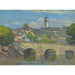 Reproductie van het schilderij Een kleine stad in Spi - Ludovit Cordak