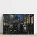 Reproduction of the painting A nocturnal walk on the boulevard - Paul Fischer