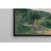 Reproductie van het schilderij van een weg in Louveciennes - Pierre-Auguste Renoir