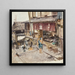 Une rue à Ikao au Japon III - Robert Frederick Blum — framed artwork on a wall