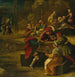 Een scène uit de Eneide van Virgilius uit de fries van Alfonso I d'Este in de albast kamertje - Dosso Dossi — weergave van het kunstwerk