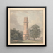 a watchtower - Samuel Davis — framed artwork on a wall