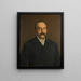 Milan Savić - Uro Predić — ingelijst kunstwerk aan de muur