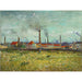Reproduction of the painting Usines à Clichy - Vincent van Gogh