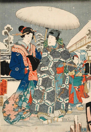 Utagawa Kunisada II - First Snow.webp