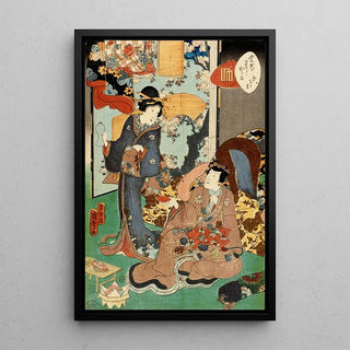 Utagawa Kunisada II - Hanachirusato.webp