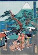 Konami - Utagawa Kunisada Toyokuni III Kunstdruk Acte VIII Huwelijksprocessie — weergave van het kunstwerk