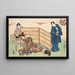 Huit vues figuratives Sugata Hakkei Pl3 - Utagawa Kunisada Toyokuni III — ingelijst kunstwerk aan de muur