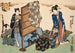 Huit vues figuratives Sugata Hakkei Pl4 - Utagawa Kunisada Toyokuni III — weergave van het kunstwerk