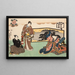 Huit vues figuratives Sugata Hakkei Pl5 - Utagawa Kunisada Toyokuni III — ingelijst kunstwerk aan de muur