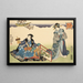 Huit vues figuratives, Sugata Hakkei Pl6 - Utagawa Kunisada Toyokuni III — ingelijst kunstwerk aan de muur