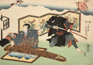 Utagawa Kunisada Toyokuni III - Eight Figural Views Sugata Hakkei Pl7.webp