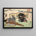 Huit vues figuratives Sugata Hakkei Pl7 - Utagawa Kunisada Toyokuni III — ingelijst kunstwerk aan de muur