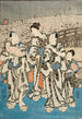 Zomerfeest in Edo - Utagawa Kunisada Toyokuni III — weergave van het kunstwerk