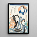 Actor Nakamura Fukusuke I in Hanaregoma no Chūkichi in the play Futatsu chōchō kuruwa nikki - Utagawa Kunisada Toyokuni III — framed artwork on a wall