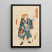 Utagawa Kunisada Toyokuni III — ingelijst kunstwerk aan de muur